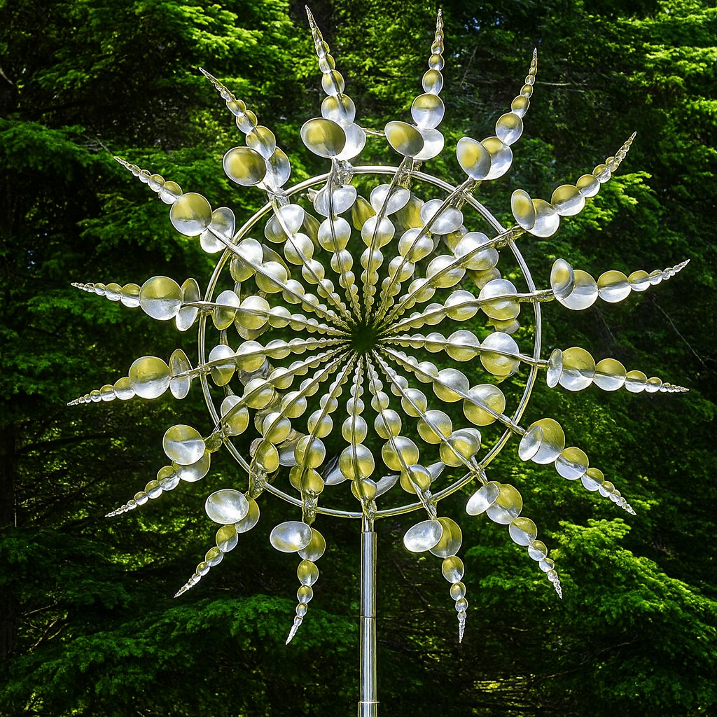 BowLift | Artistic Metal Wind Spinner with Gentle Rotation