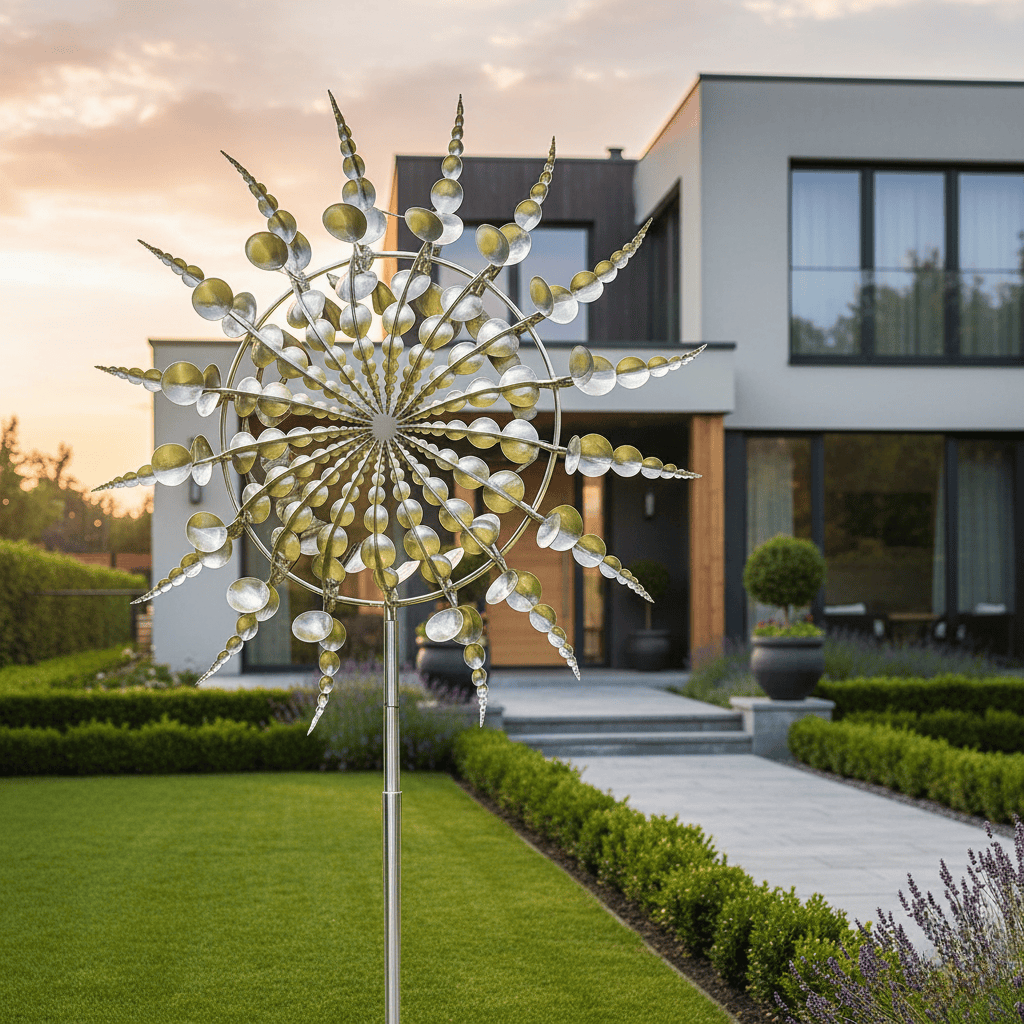 BowLift | Artistic Metal Wind Spinner with Gentle Rotation