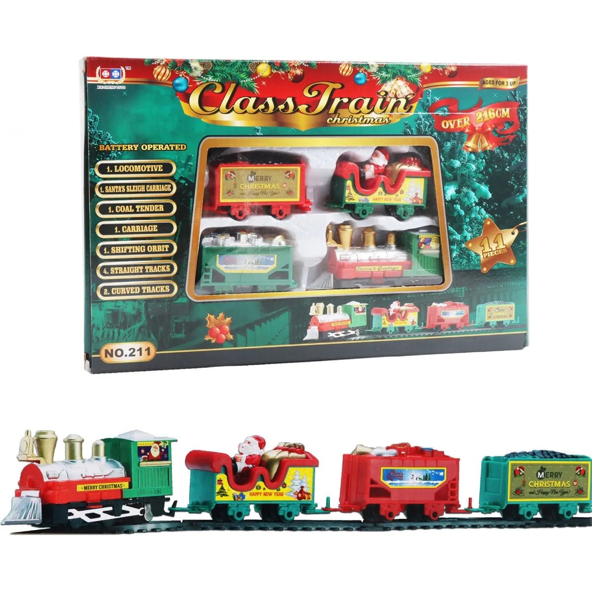 BowLift | Electric Christmas Tree Train with Realistic Details and Quick Assembly