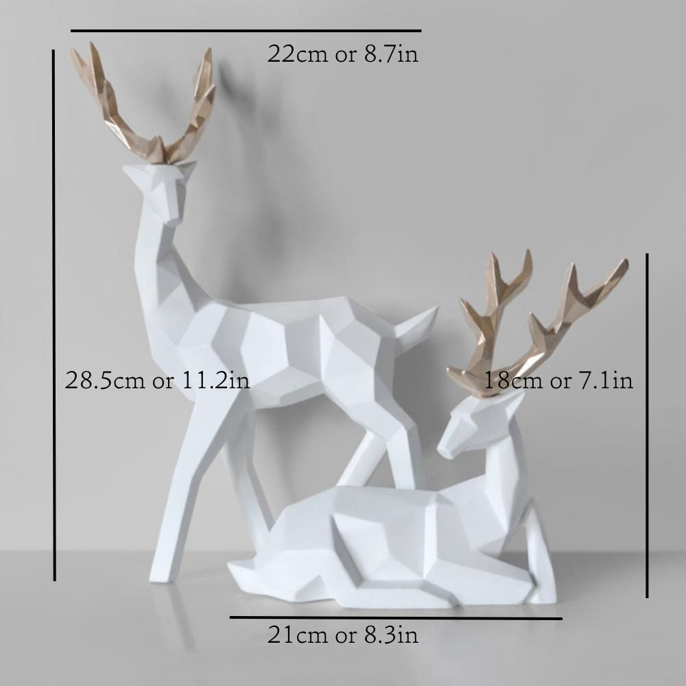 BowLift | Geometric Deer Statue