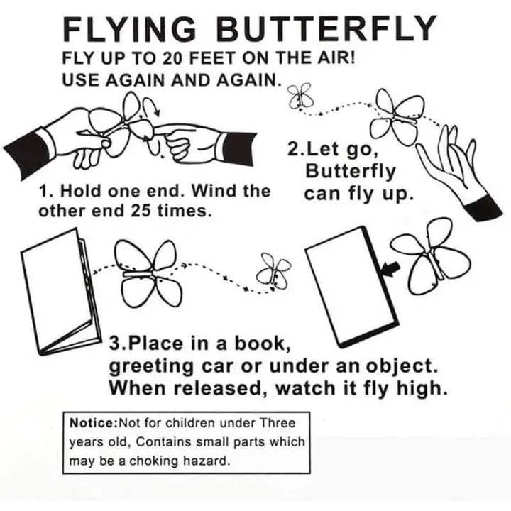 BowLift | Magical Flying Butterflies – The perfect surprise effect for gifts & cards!