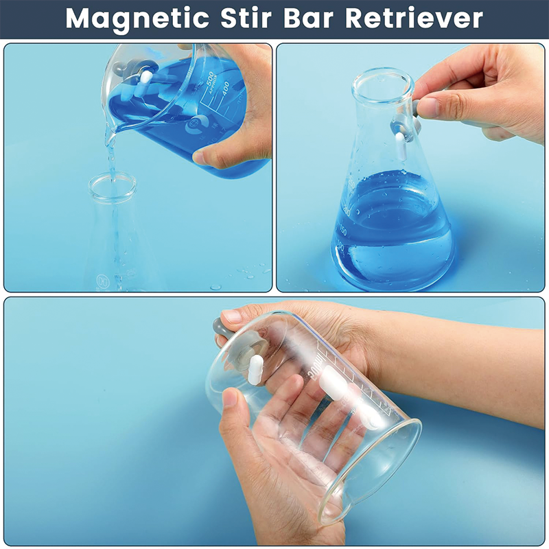 BowLift | Magnetic Stirrer, 100-2000RPM Hot Plate with Magnetic Stirrer, Magnetic Stir Bar, Stir Bar Retriever, Hot Plate Max 520℉ 2000mL Magnetic Hotplate Stirrer