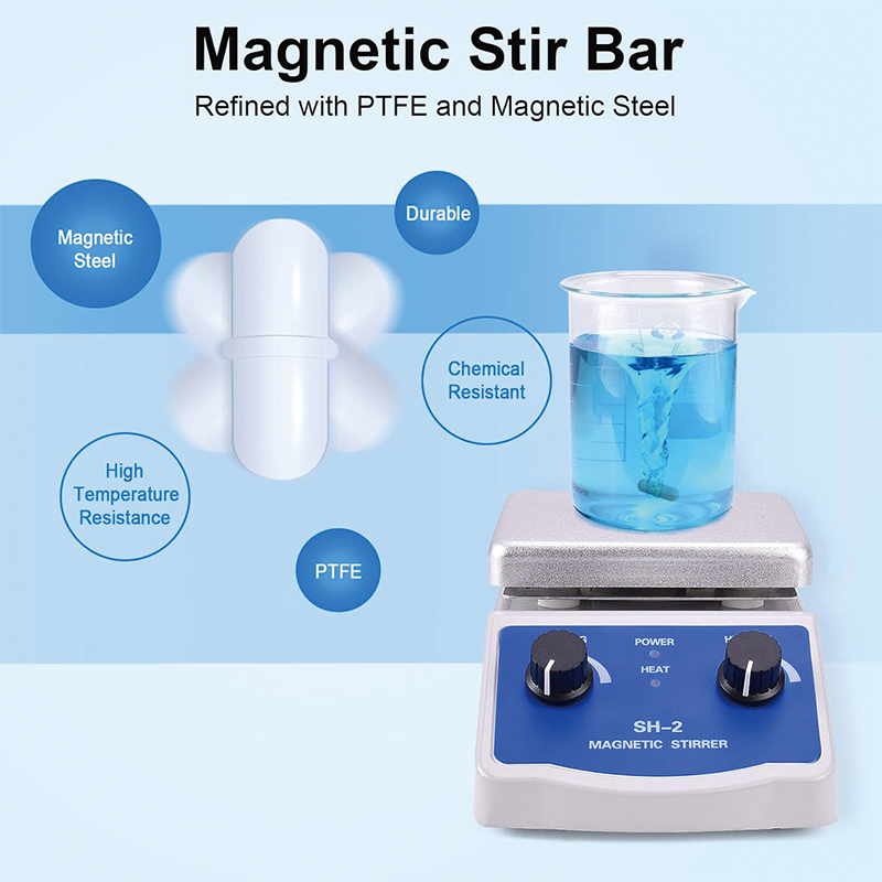 BowLift | Magnetic Stirrer, 100-2000 RPM Stirrer, 1000ml Mixing Capacity Laboratory Magnetic Stirrer Hotplate, Max 520°F Hotplate