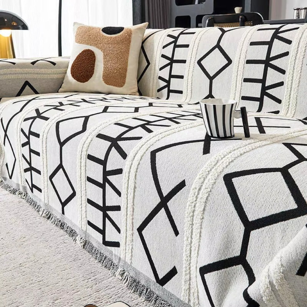 BowLift | Maze Four-Season Chenille Sofa Cover