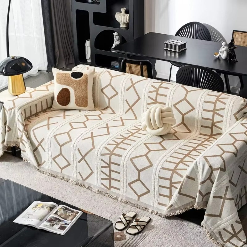 BowLift | Maze Four-Season Chenille Sofa Cover