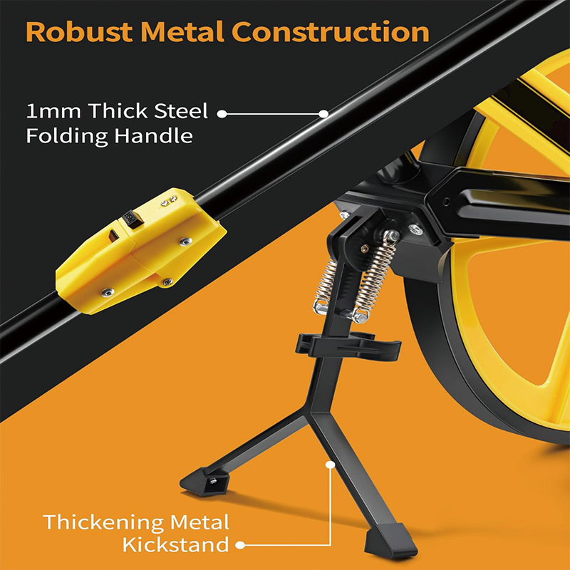 BowLift | Measuring Wheel in Feet and Inches, 12.5 Inch Centerline Rolling Tape Measure Wheel , Measurement 0-9,999Ft