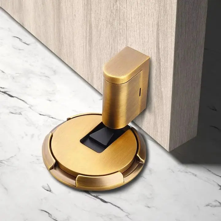 BowLift | Mechanical Floor Door Stopper – Sturdy, Adjustable Floor Bracket