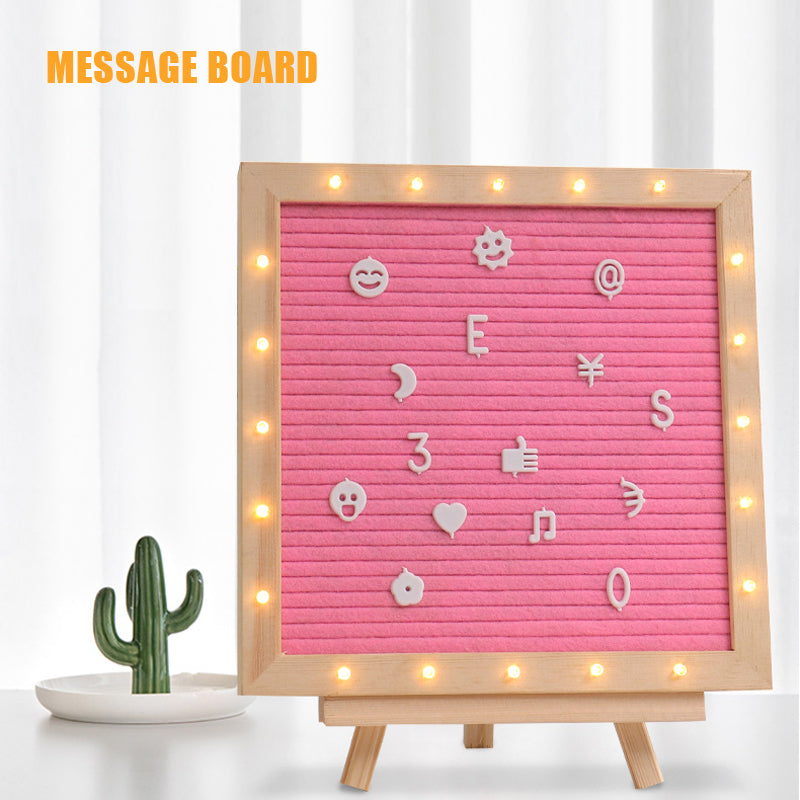 BowLift | Message Board New Style Lighted Message Board, Felt Cloth Letter Board