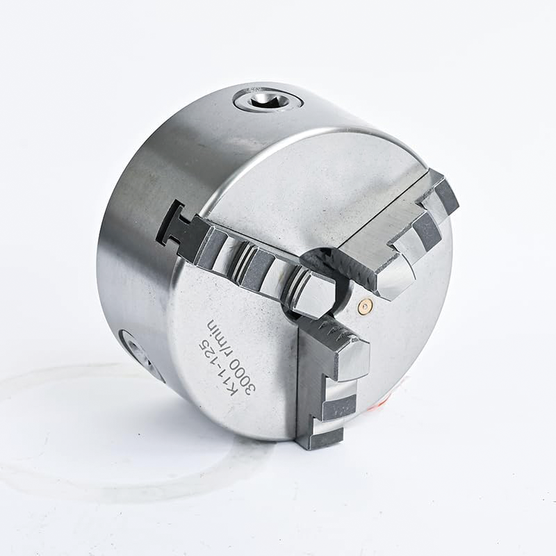BowLift | K11-125 Metal Lathe Chuck Self-centering 3 Jaw,5 Inch,for Grinding Machines Milling Machines Mini Lathe