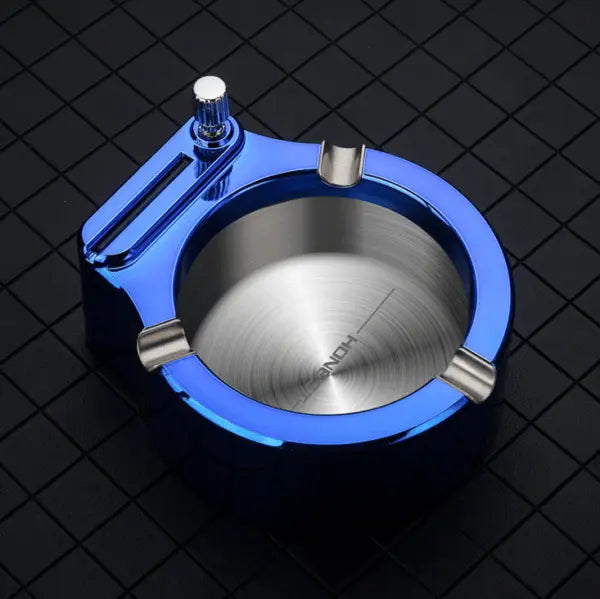 BowLift | Metal ashtray with stick lighter – Elegant & refillable