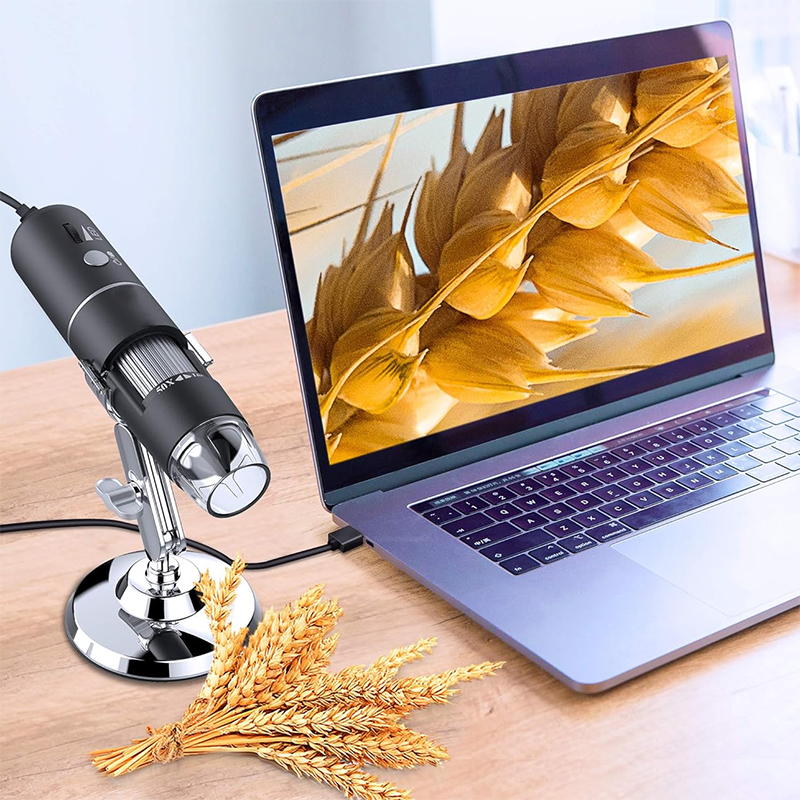 BowLift | Lab Handheld Digital Microscopes Wireless Digital Microscope Handheld USB HD Inspection Camera 50x-1000x Magnification with Stand Compatible with iPhone, iPad, Samsung Galaxy, Android, Mac, Windows Computer
