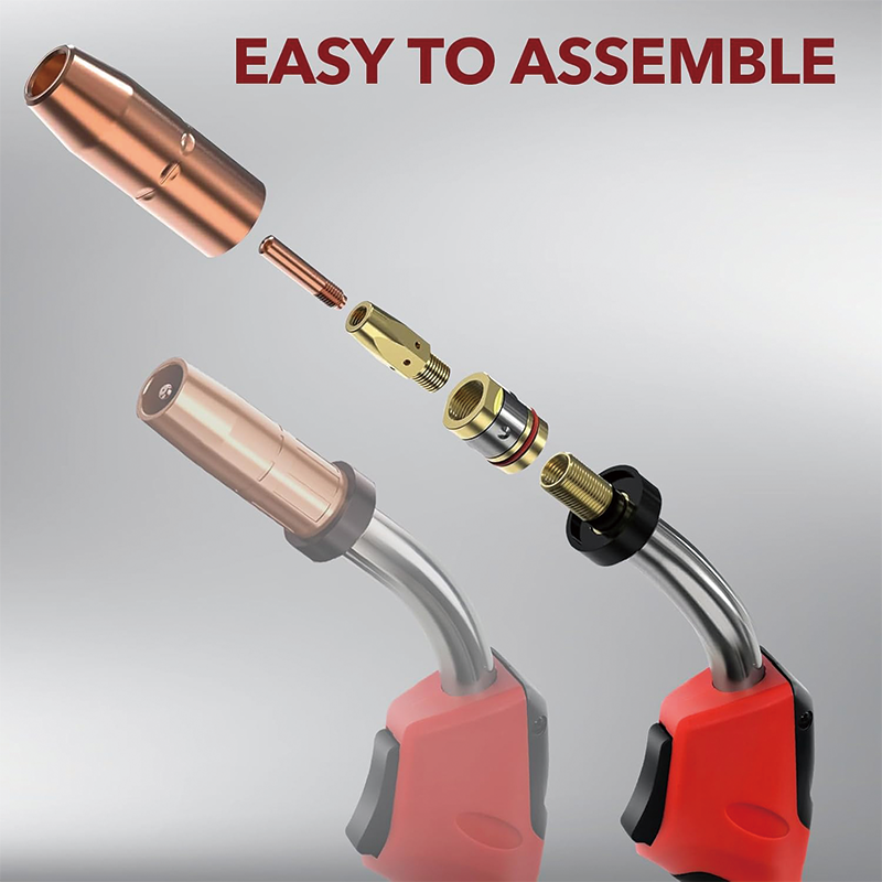 BowLift | Mig Welding Gun 15ft 250 Amp fits Miller M-25 Millermatic 200, 210, 212, 250, 250X, 251, 252, and Vintage,Stinger Replacement