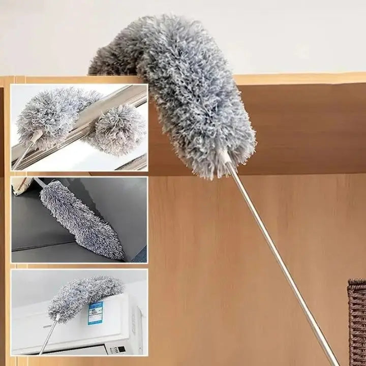 BowLift | Microfiber Dusting Duster with Long Handle - Flexible Washable