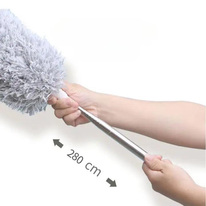 BowLift | Microfiber Dusting Duster with Long Handle - Flexible Washable