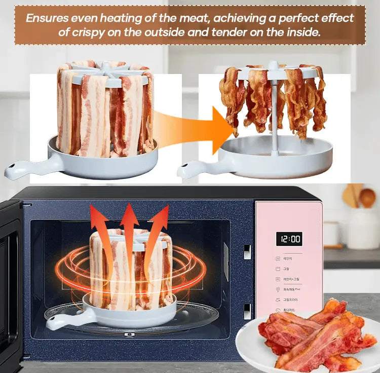 BowLift | Microwave Bacon Tray for Quick and Healthy Cooking