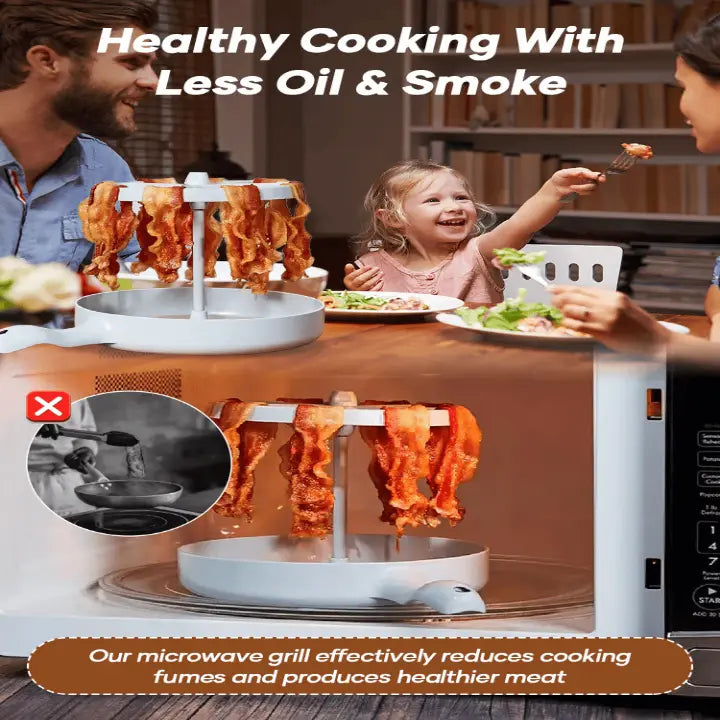 BowLift | Microwave Bacon Tray for Quick and Healthy Cooking