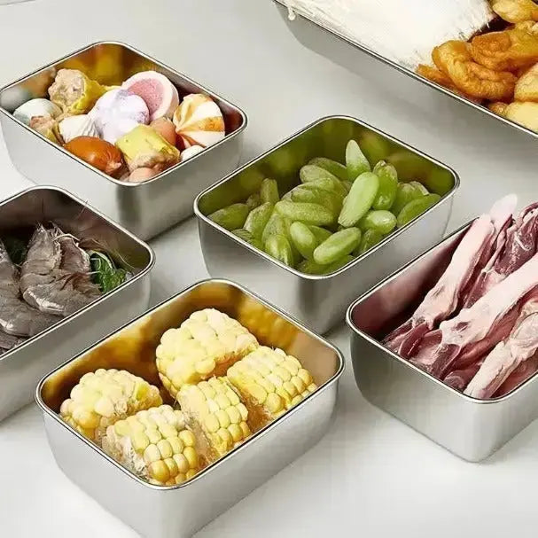 BowLift | Microwave-safe stainless steel containers with lid