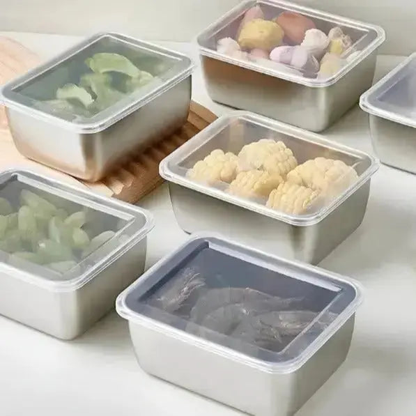 BowLift | Microwave-safe stainless steel containers with lid