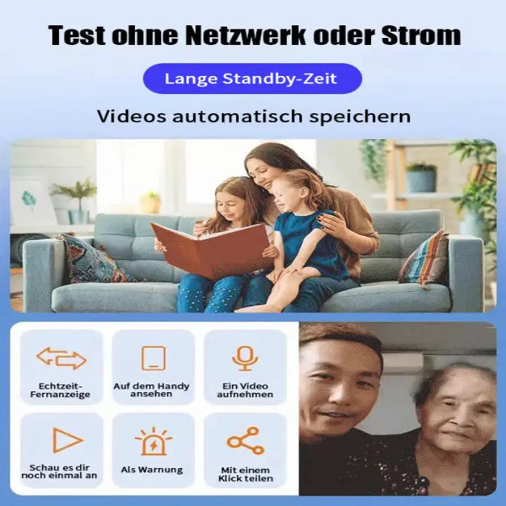 BowLift | Mini Wireless WiFi Camera 1080P HD | with free 32GB memory card