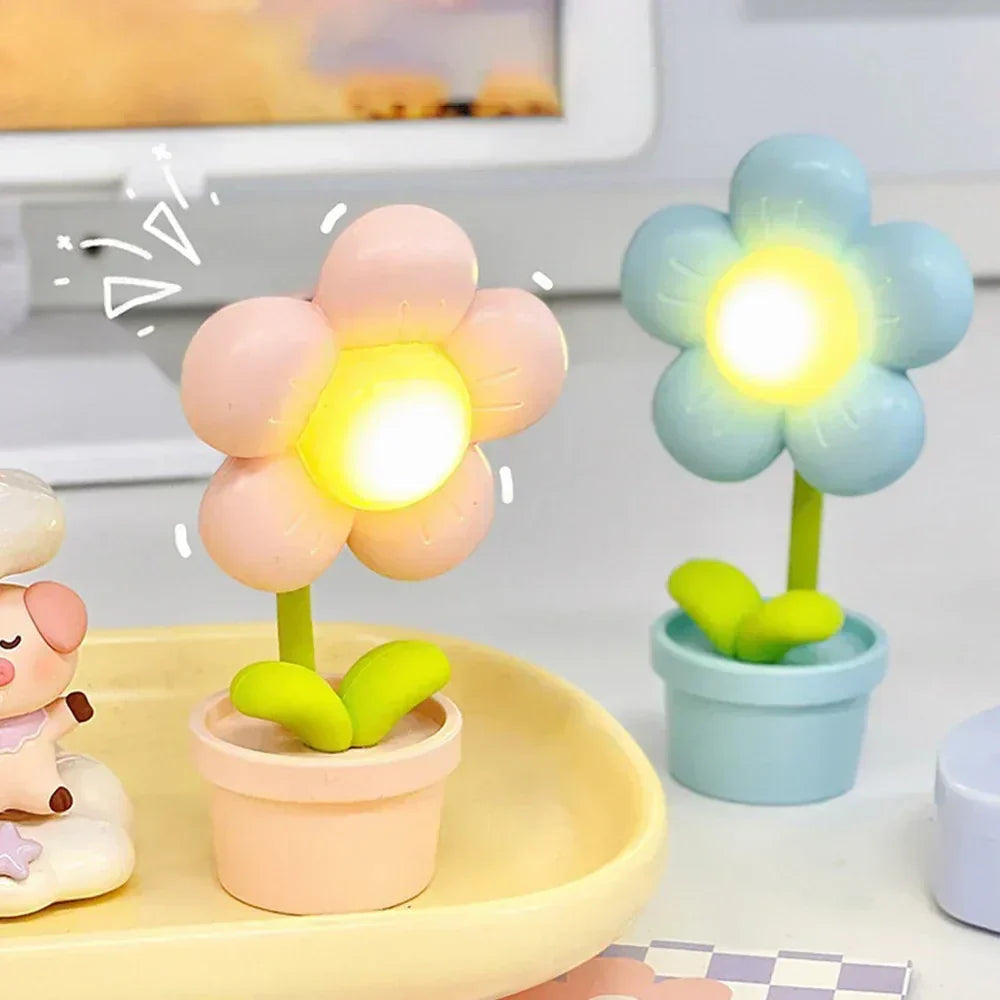BowLift | Cute Flower Night Light for Children – LED Table Lamp in Flower Design for the Children's Room