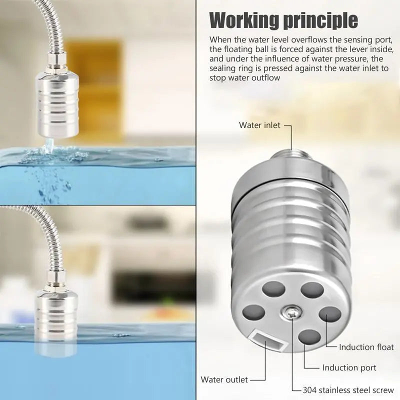 BowLift | Mini-float-valve made of stainless steel – Automatic water level control