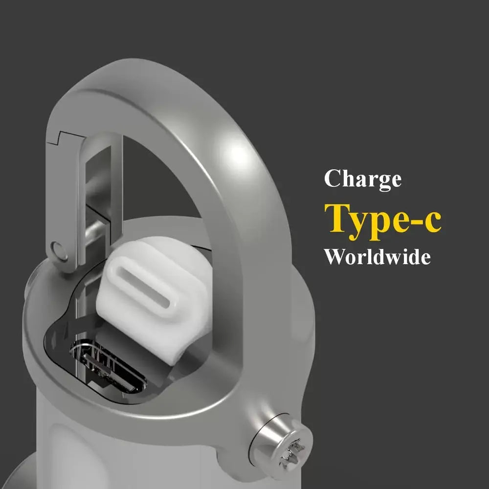 BowLift | Mini USB-C Rechargeable Keychain Flashlight