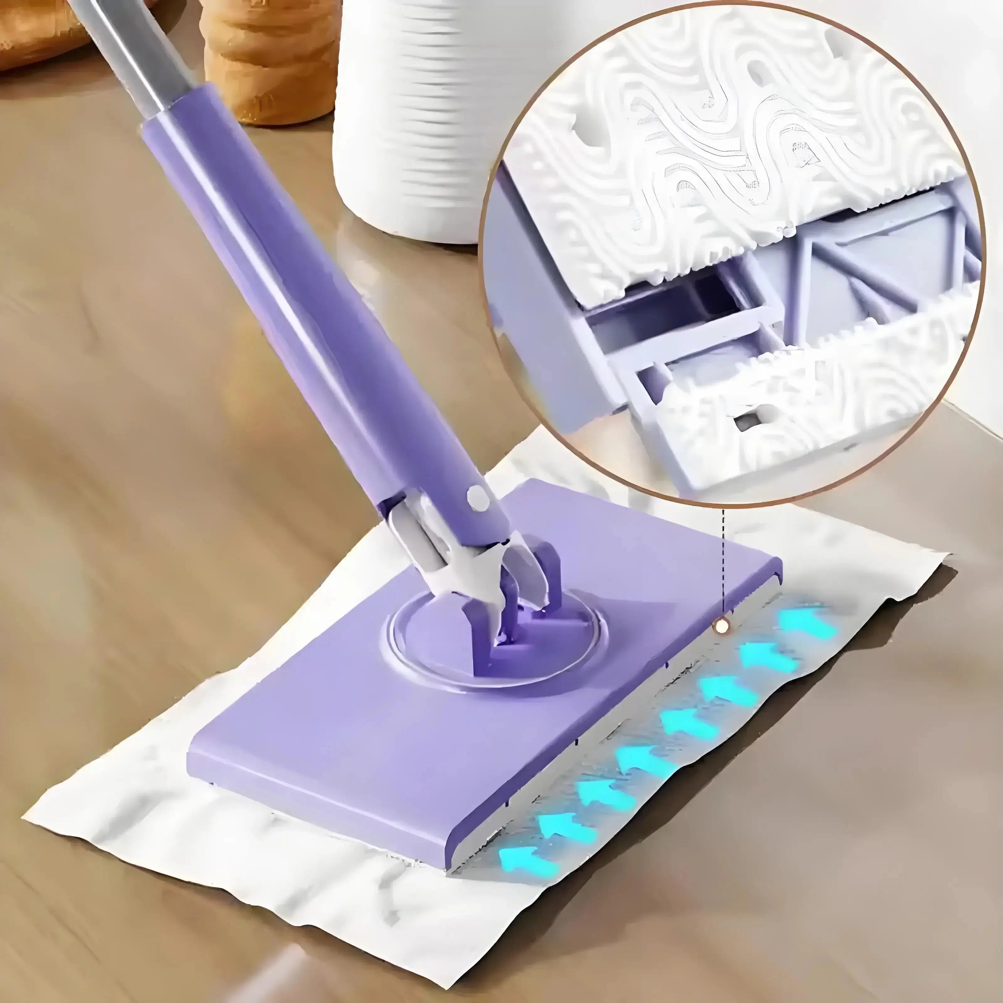 BowLift | Mini- mop with click system – Hygienic & Flexible