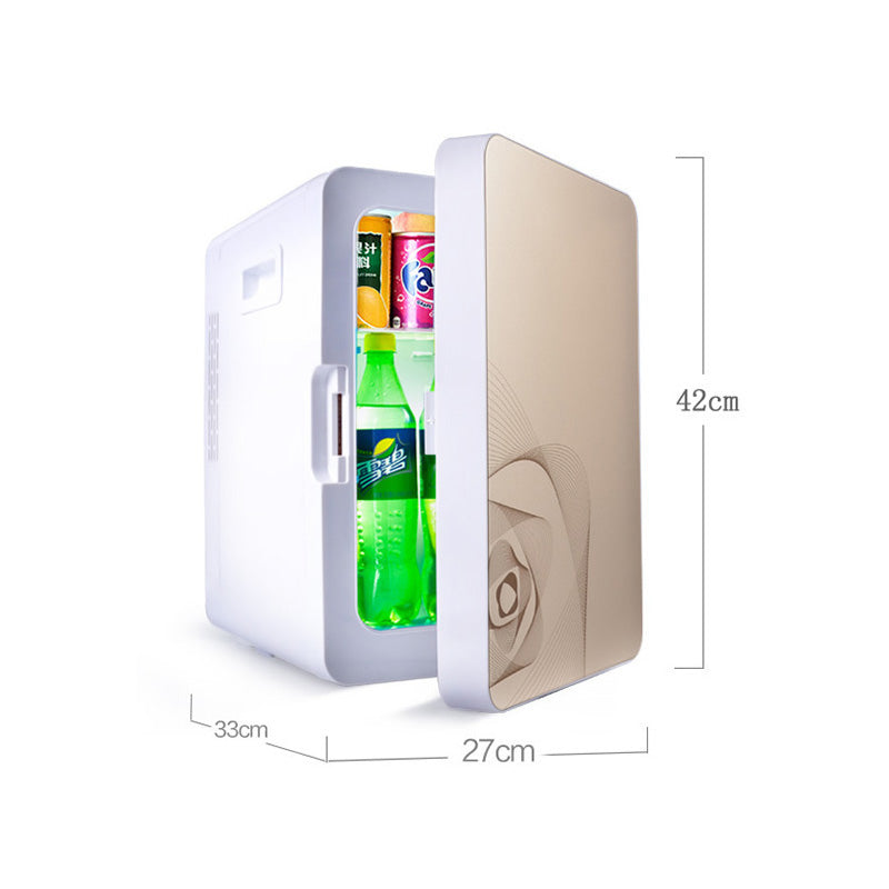 BowLift | Mini Fridge 20L Portable Small Beverage Refrigerator Small Heating And Cooling Refrigerator For Home Car