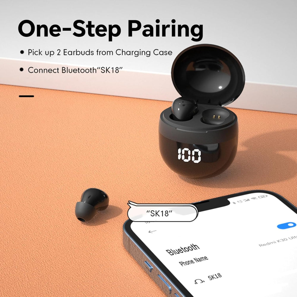 BowLift | Bluetooth Earbuds Mini Earbuds Invisible Wireless Sleep Headphones