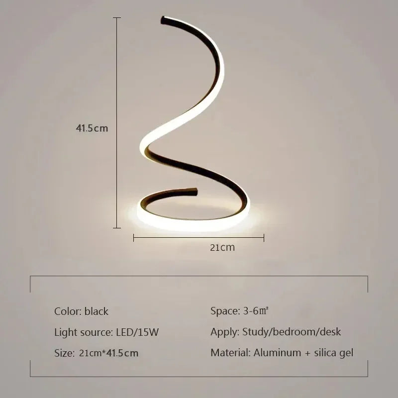 BowLift | Minimalist LED Table Lamp with Adjustable Shade - Stylish Lighting for Home