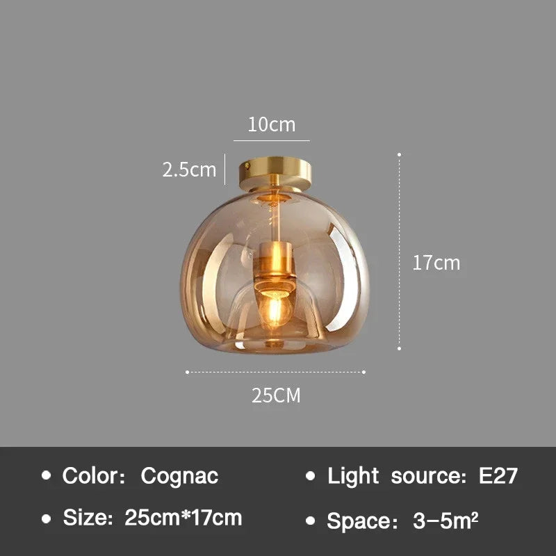 BowLift | EssenceGlow - Glass Ceiling Light