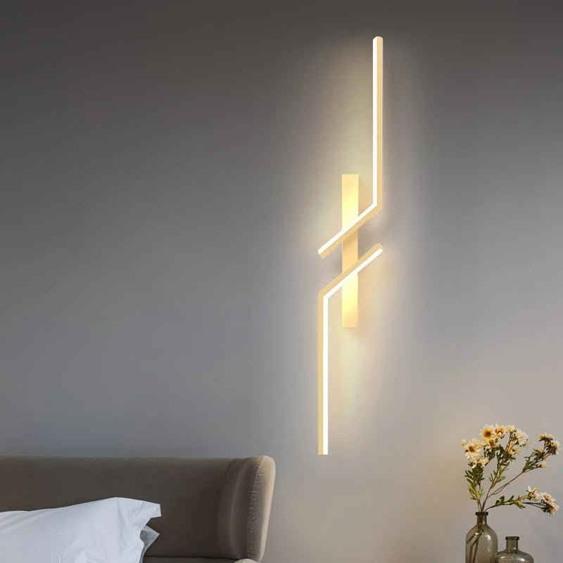 BowLift | Creative LED wall lamp with stripe design | Modern design and dimmable light in 3 colors
