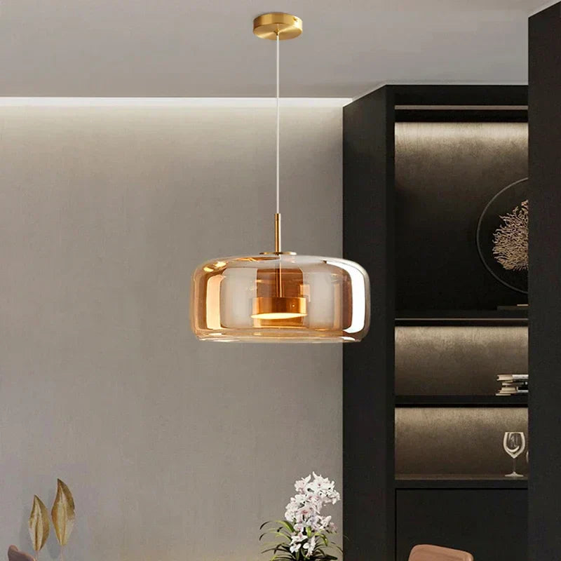 BowLift | Designer hanging lamp made of glass