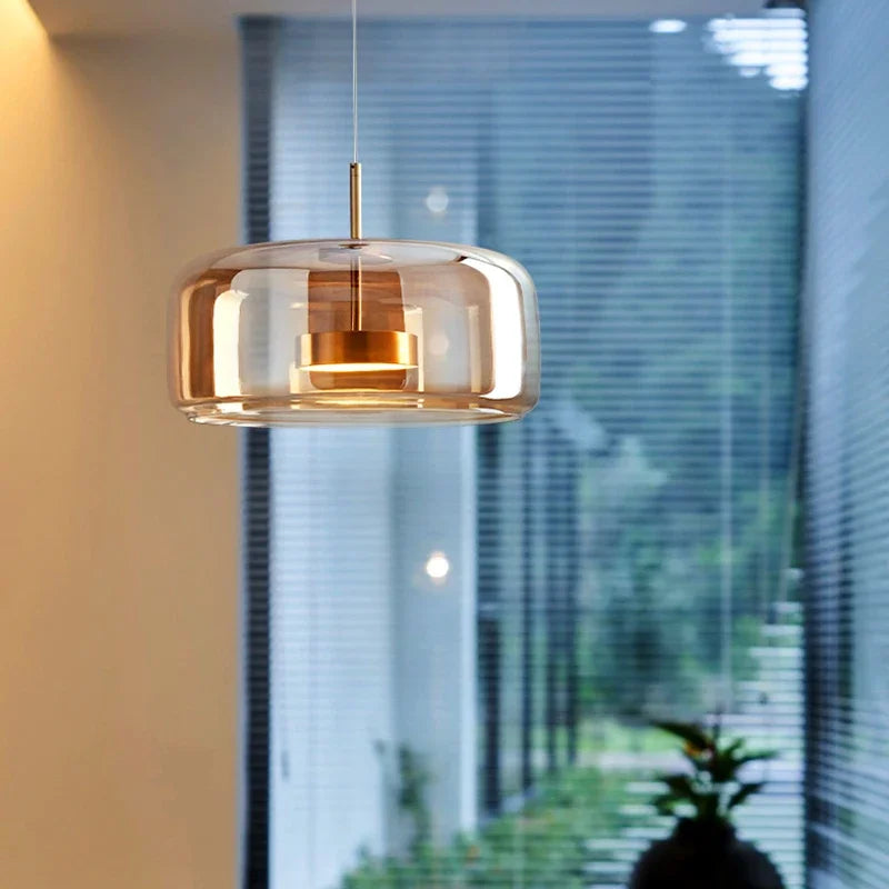 BowLift | Designer hanging lamp made of glass