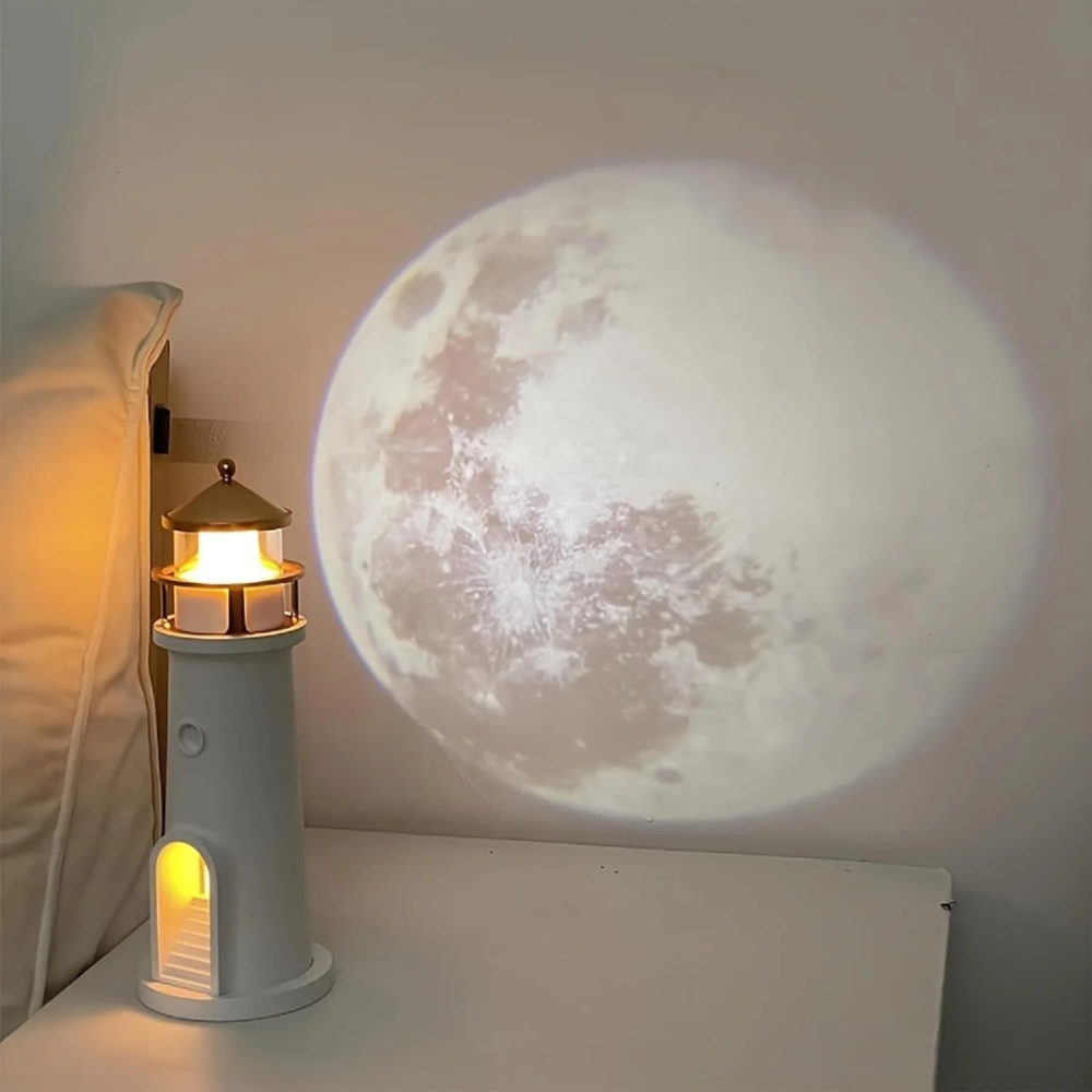 BowLift | Moon Lamp Night Light Lighthouse Design Bedroom Decor