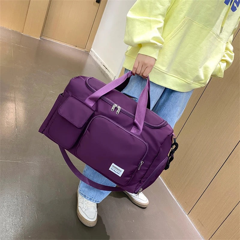 BowLift | Multi-Pocket Travel Bag, Sports and Gym Duffle with Separate Shoe Compartment