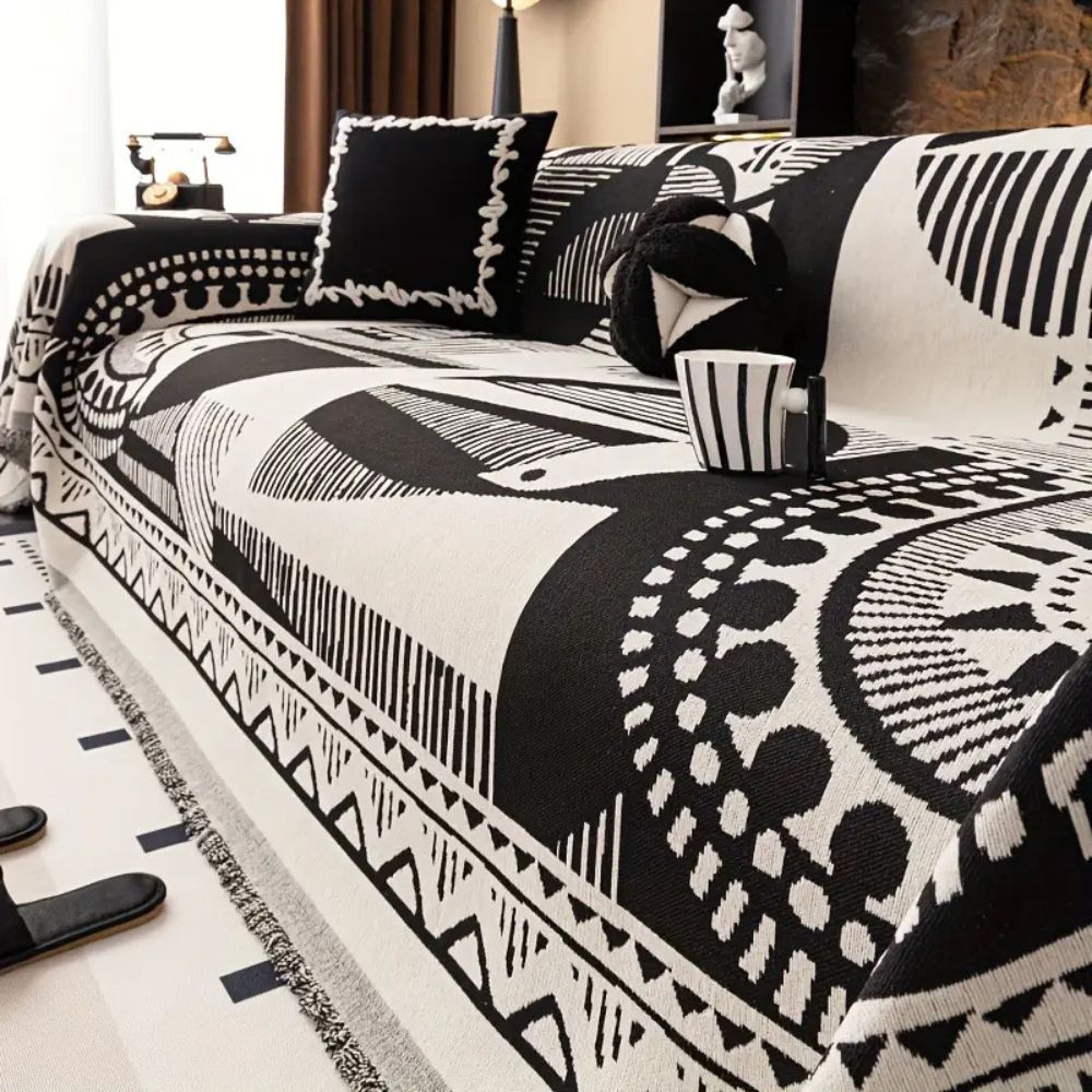 BowLift | Mystic Lines Pattern Sofa Cover