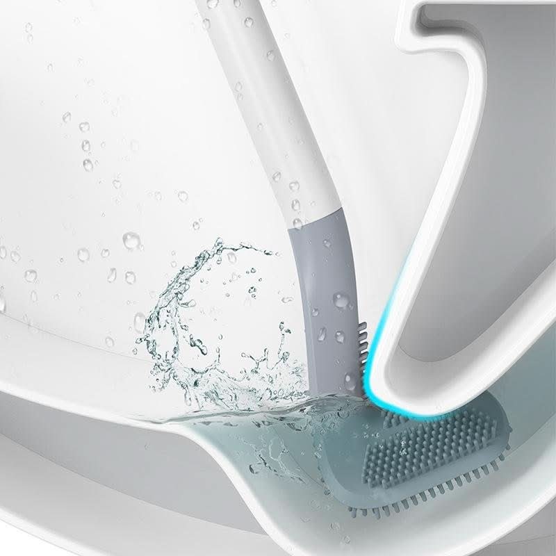 BowLift | Hygienic Triangle Brush for Bathroom Cleaning