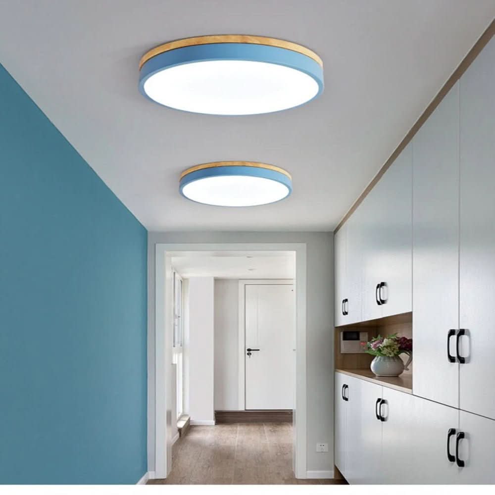 BowLift | Ceiling light made of natural wood – Scandinavian design for kitchen, bedroom & living room