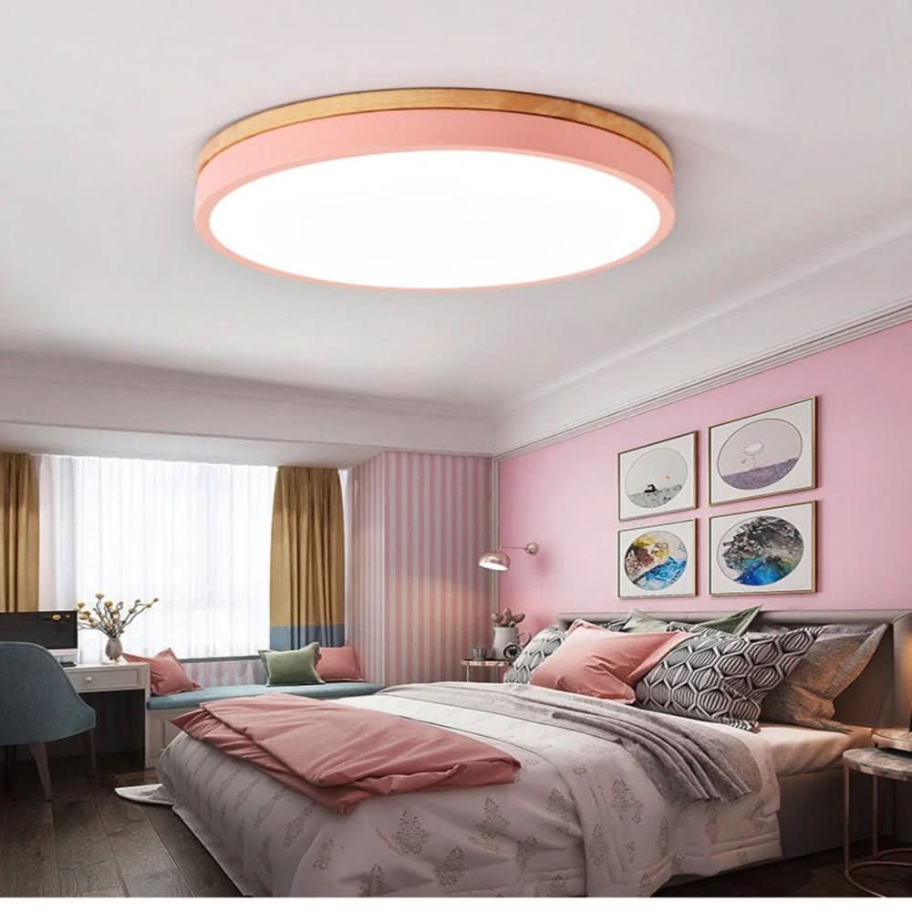 BowLift | Ceiling light made of natural wood – Scandinavian design for kitchen, bedroom & living room