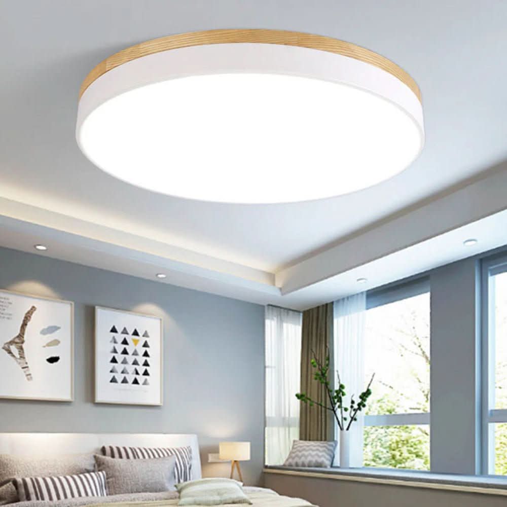 BowLift | Ceiling light made of natural wood – Scandinavian design for kitchen, bedroom & living room