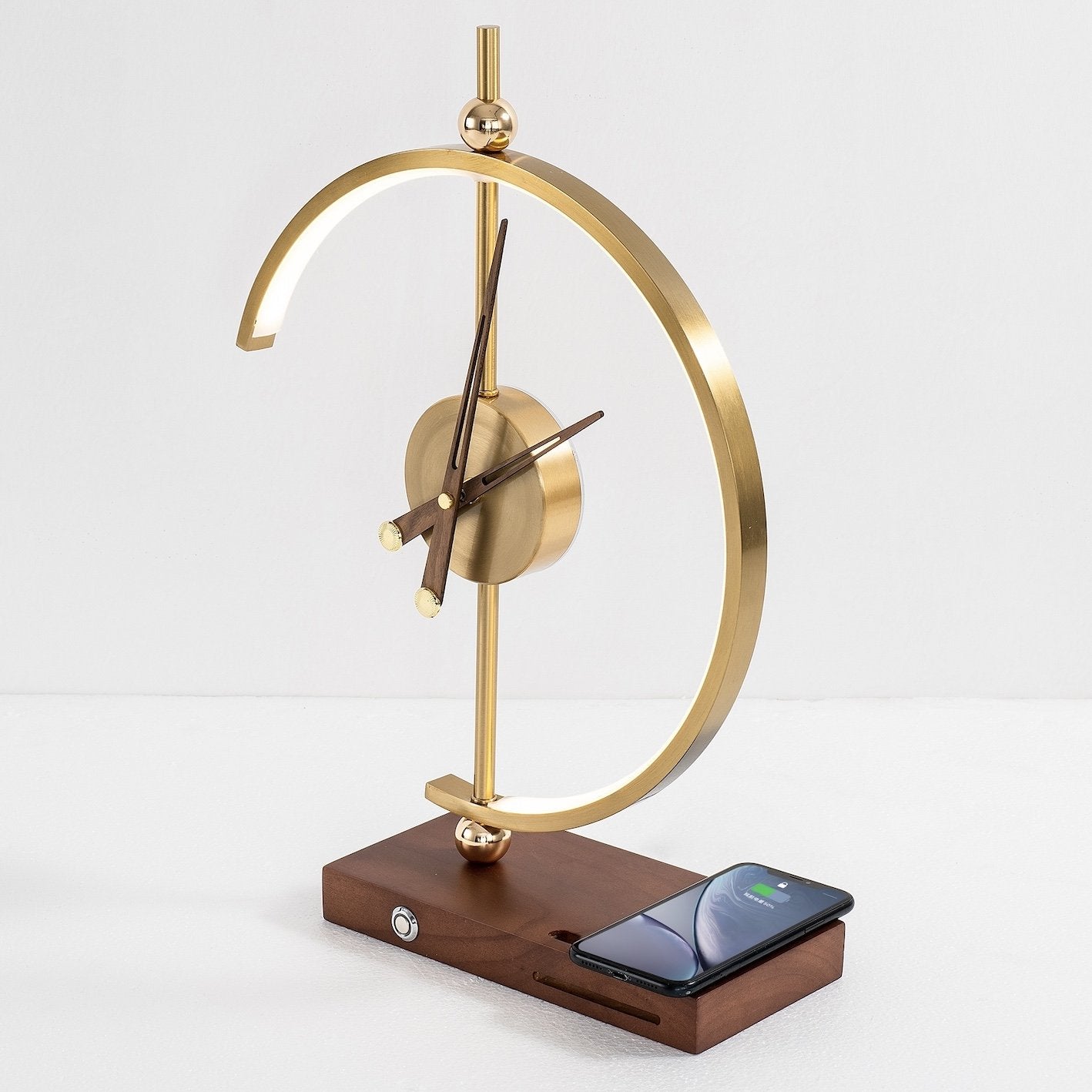 BowLift | Designer clock with LED lamp and built-in charging