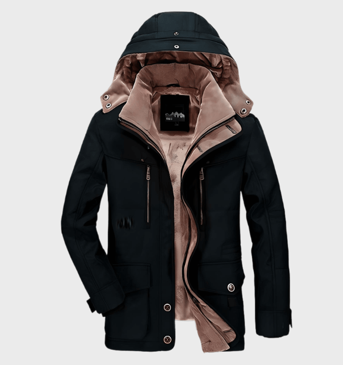 BowLift | FrostGuard – Men's winter jacket with hood