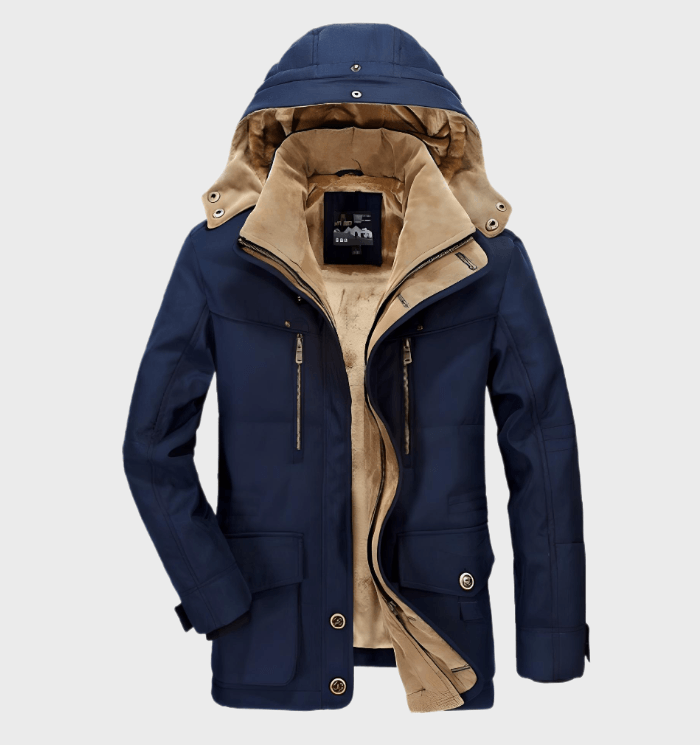 BowLift | FrostGuard – Men's winter jacket with hood