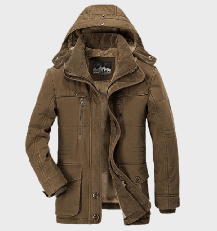 BowLift | FrostGuard – Men's winter jacket with hood