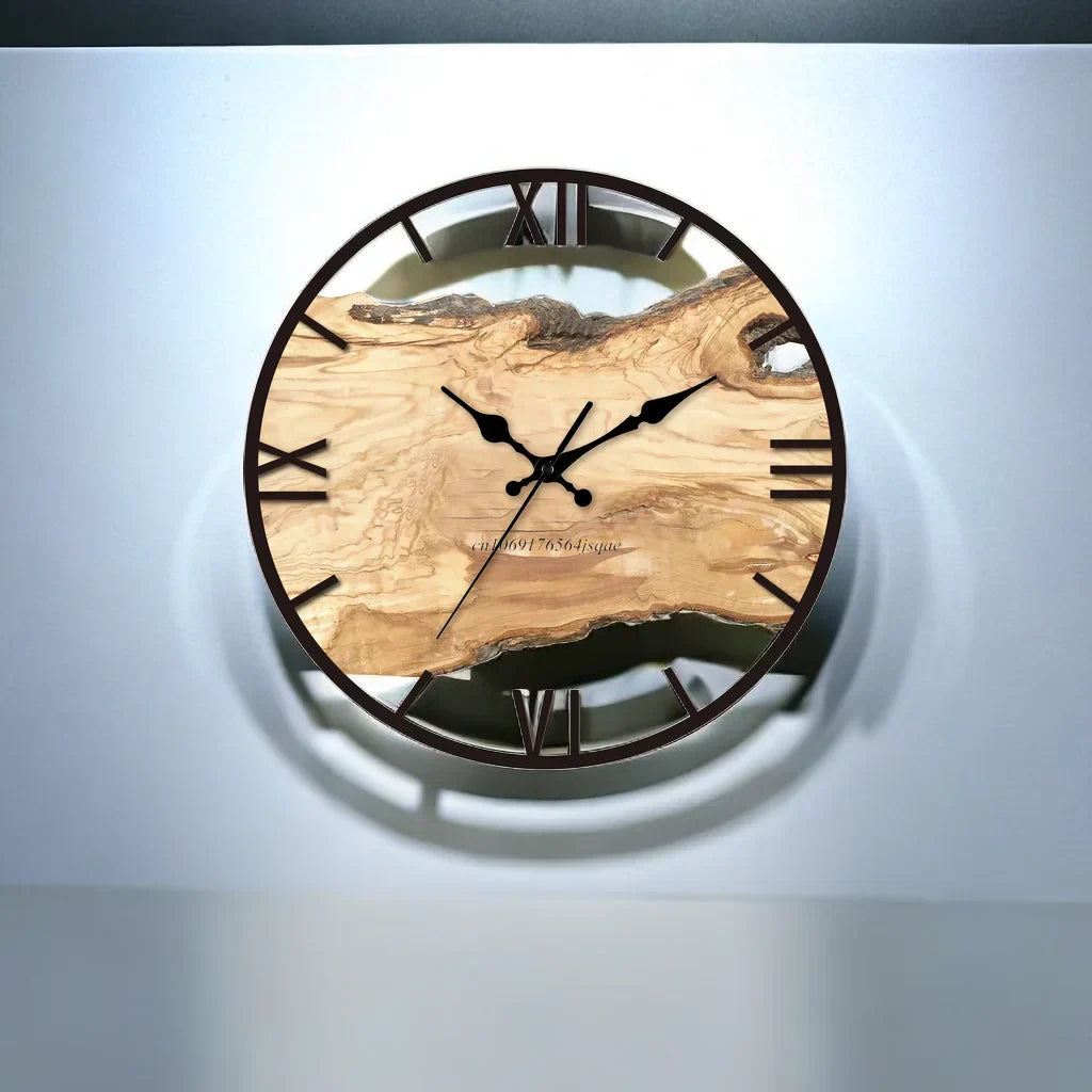 BowLift | GlasTime – Transparent Wall Clock with Silent Movement and Modern Design
