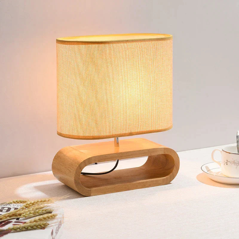 BowLift | Scandinavian Wooden Table Lamp – Elegant and Handmade