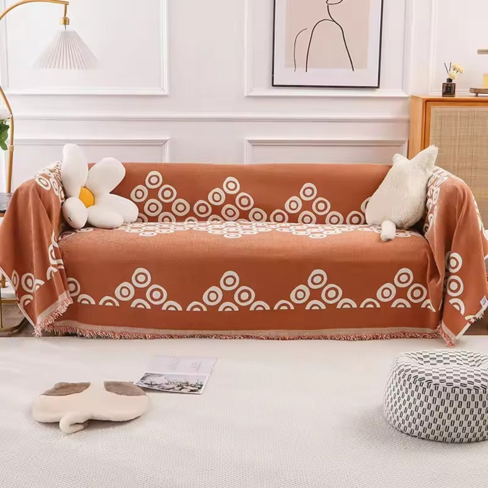 BowLift | Circa Bloom Patterned Chenille Sofa Cover