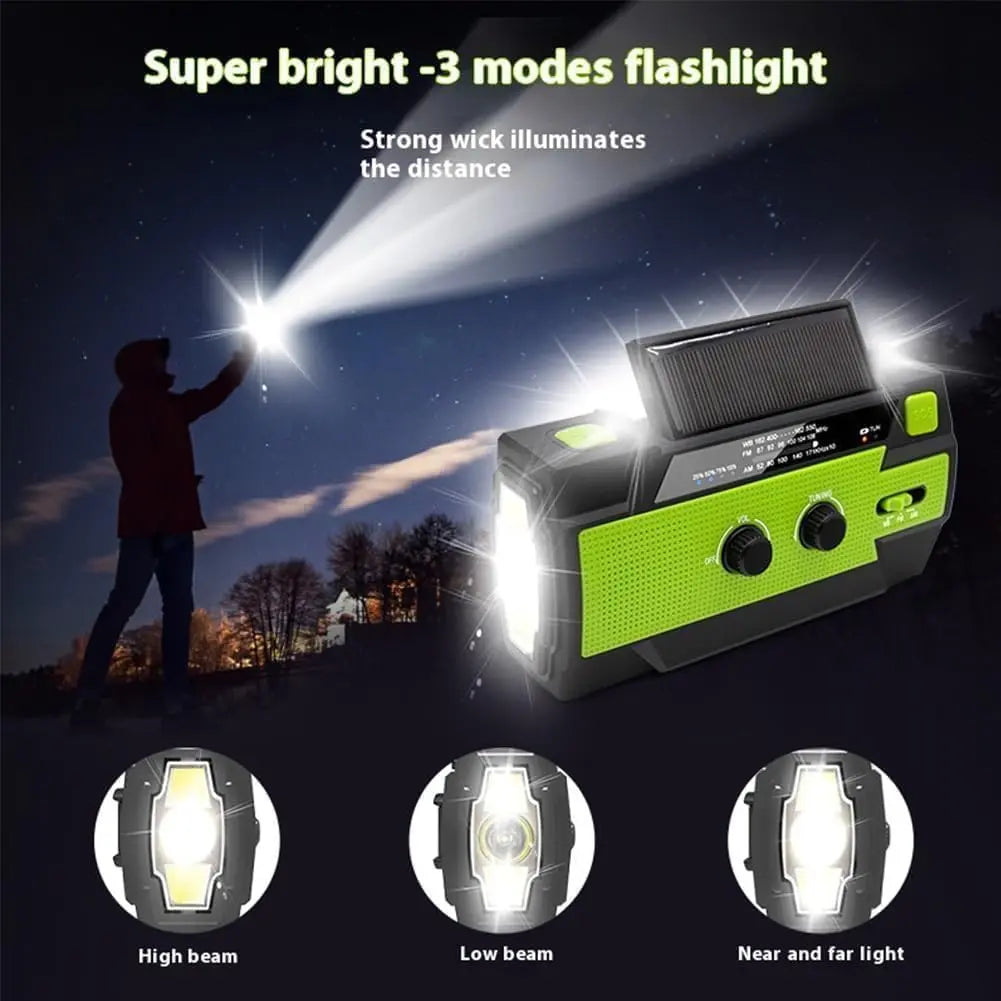 BowLift | Emergency Solar Radio with Power Bank and SOS Alarm