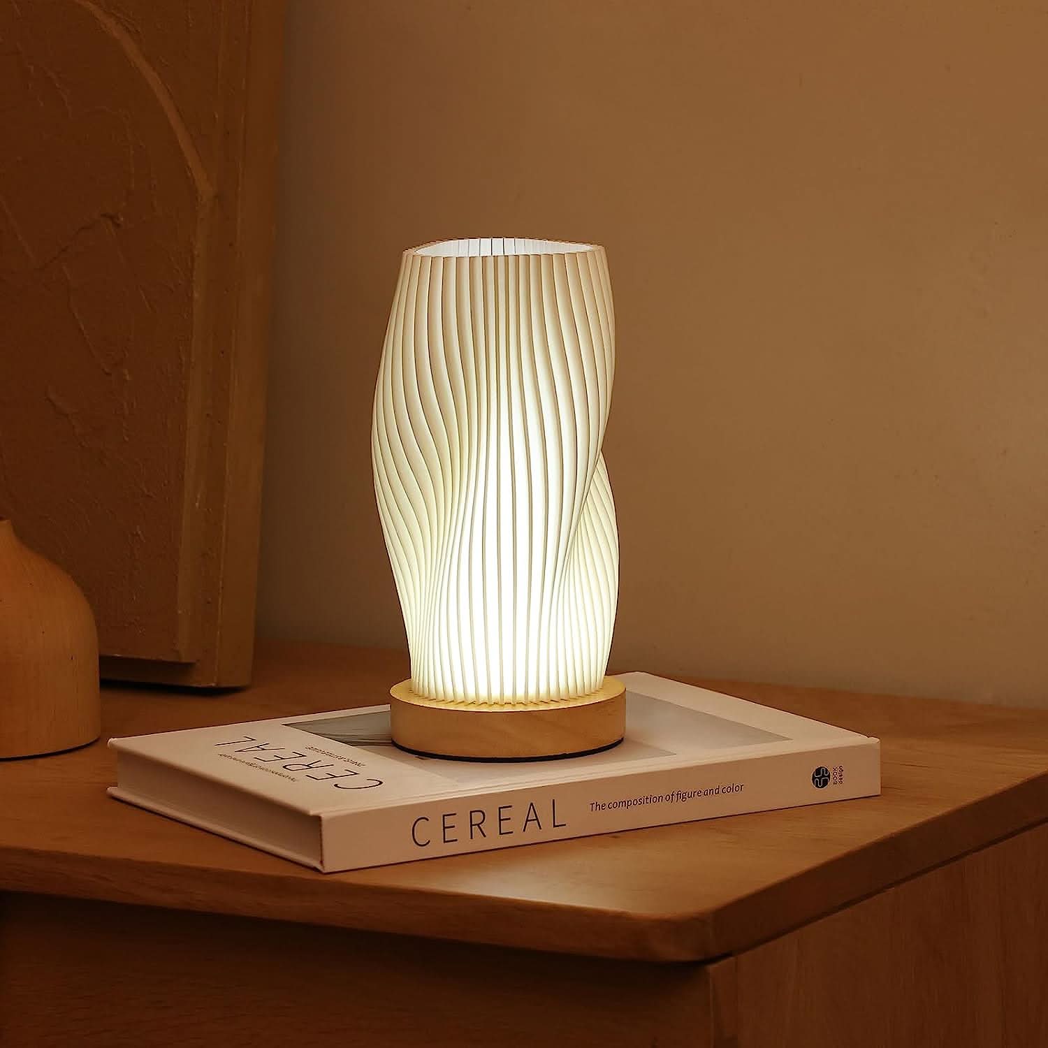 BowLift | Wavecrest Lamp – Sleek USB-Powered Dimmable Table Lamp